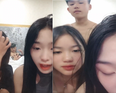 Ba em gái livestream video cấp độ cao trên mạng xã hội