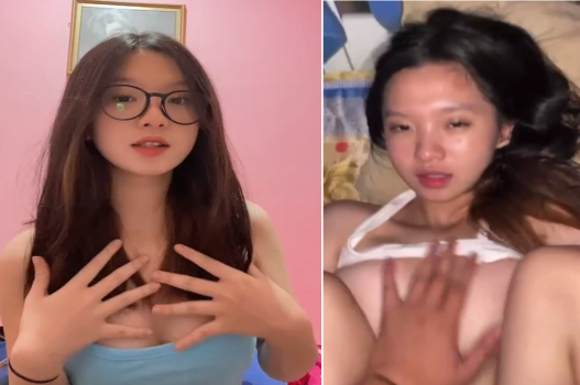 Bắt ny banh rộng háng mồm ngậm quần lót